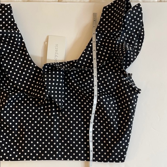 NWT Crop Top Polka Dot L - Picture 3 of 8